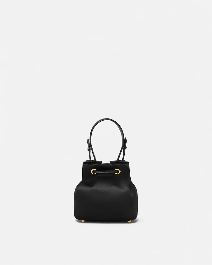 La Medusa Satin Mini Bucket Bag La Medusa Satin Mini Bucket Bag