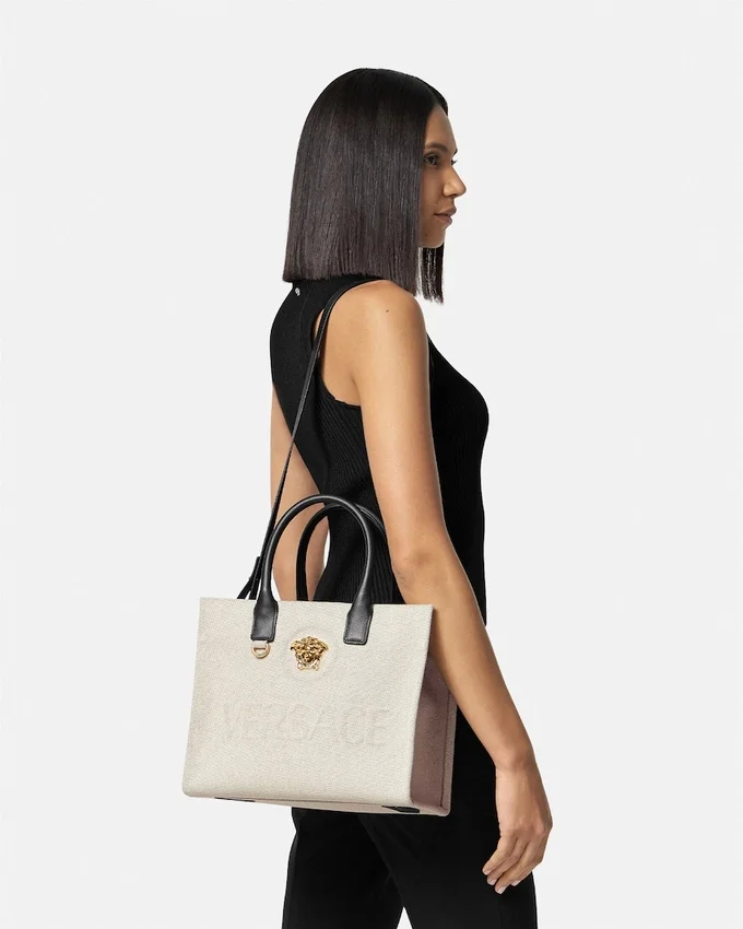 La Medusa Small Canvas Tote La Medusa Small Canvas Tote