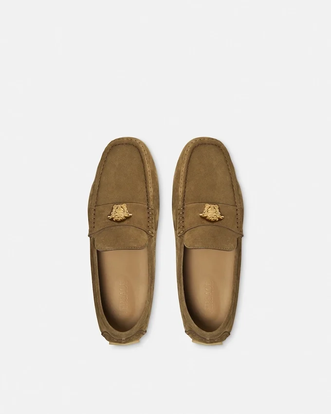 La Medusa Suede Driver Shoes La Medusa Suede Driver Shoes