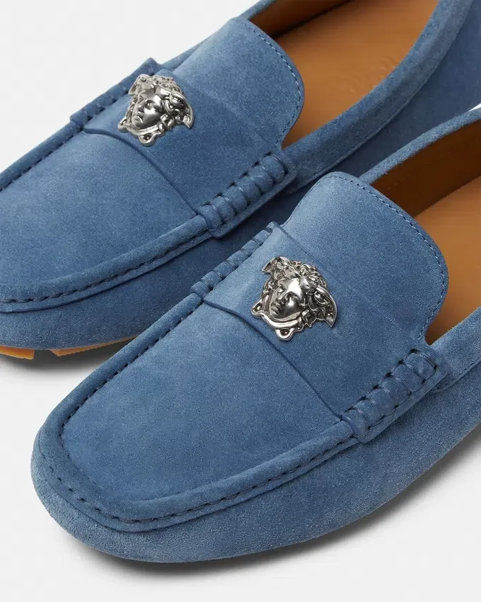 La Medusa Suede Driver Shoes La Medusa Suede Driver Shoes