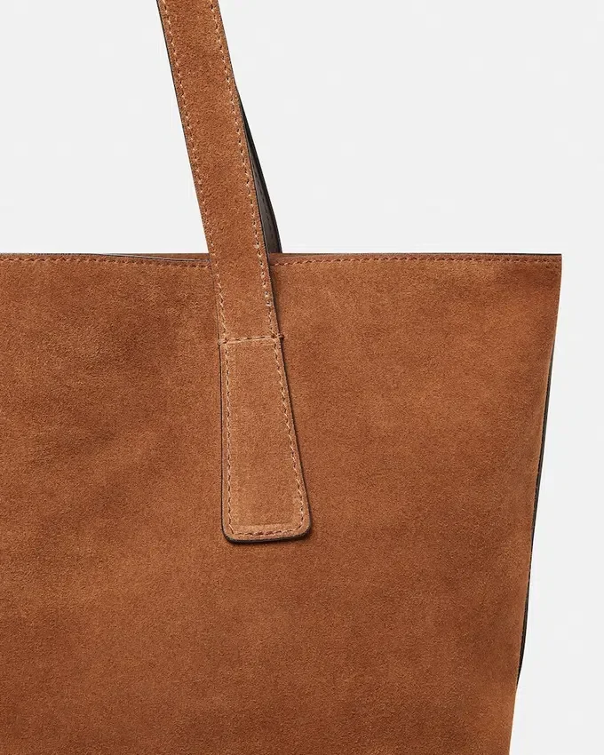 La Medusa Suede Tote La Medusa Suede Tote