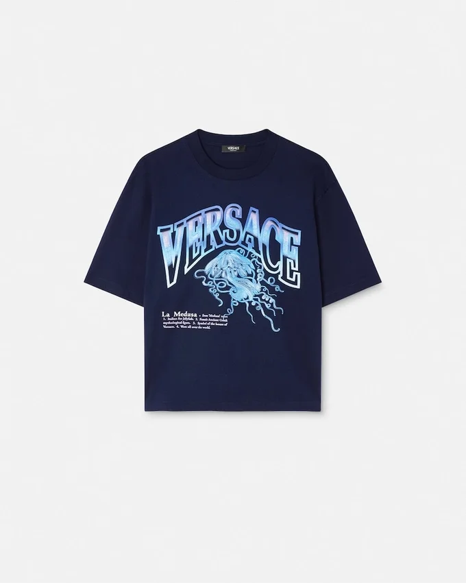 La Medusa Varsity Boxy T-Shirt La Medusa Varsity Boxy T-Shirt