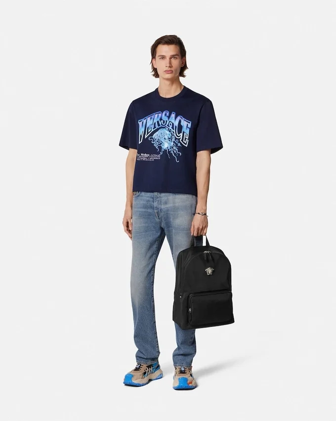 La Medusa Varsity Boxy T-Shirt La Medusa Varsity Boxy T-Shirt