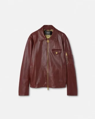 Leather Blouson Jacket