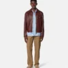 Leather Blouson Jacket Leather Blouson Jacket