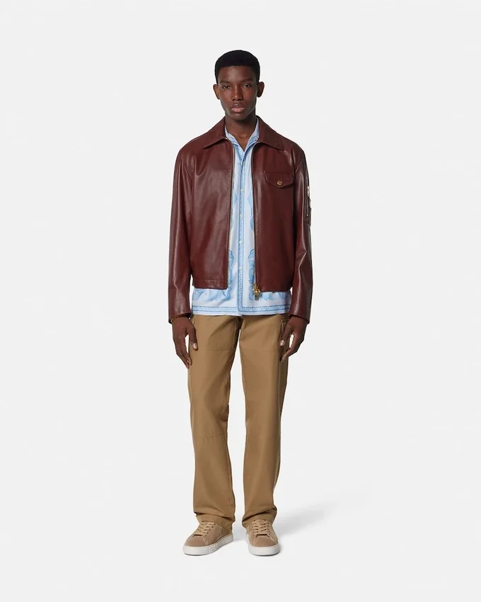 Leather Blouson Jacket Leather Blouson Jacket