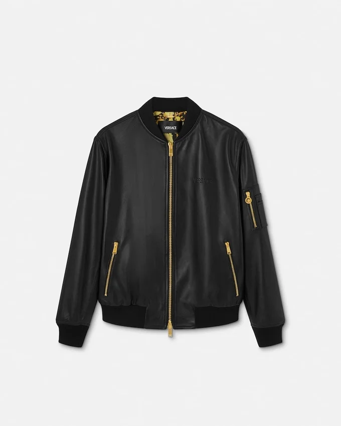 Leather Bomber Leather Bomber