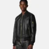 Leather Bomber Leather Bomber