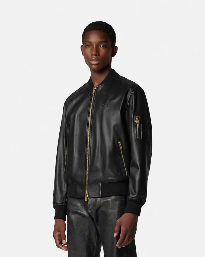 Leather Bomber Leather Bomber