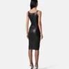 Leather Corset Midi Dress Leather Corset Midi Dress