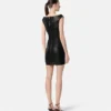 Leather Corset Mini Dress Leather Corset Mini Dress