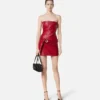 Leather Strapless Mini Dress Leather Strapless Mini Dress