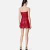 Leather Strapless Mini Dress Leather Strapless Mini Dress