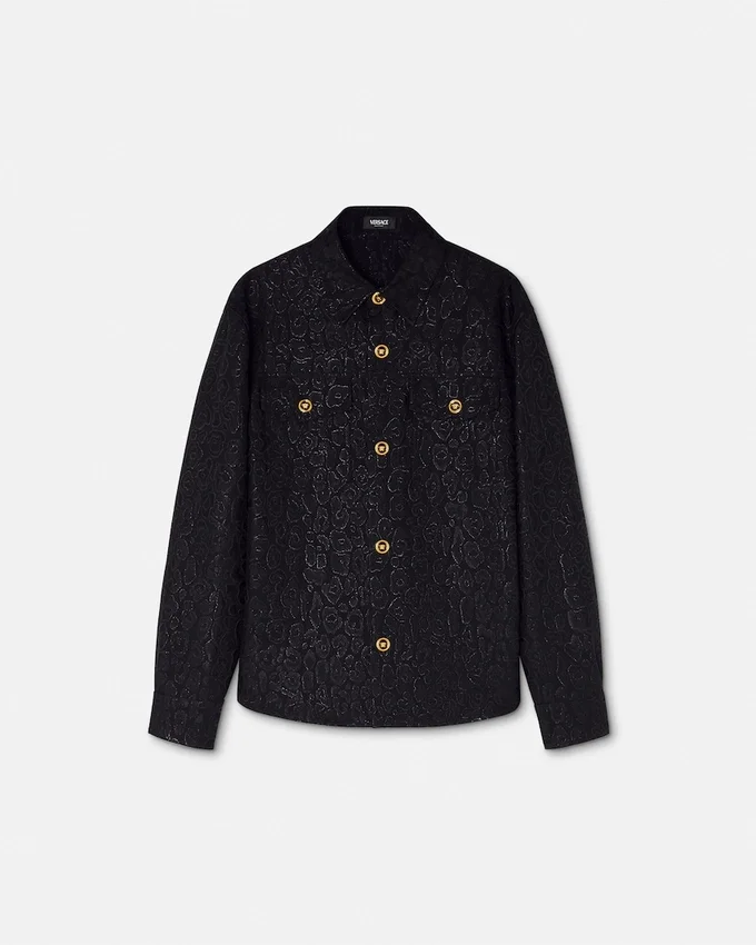 Leopard Jacquard Overshirt Leopard Jacquard Overshirt