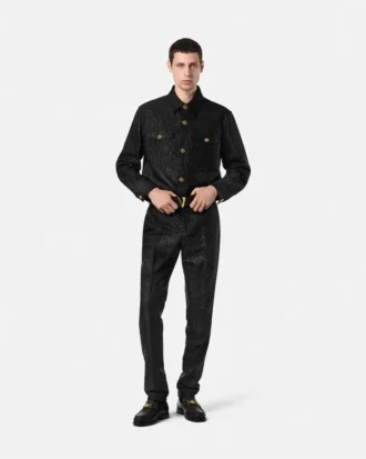 Leopard Jacquard Overshirt