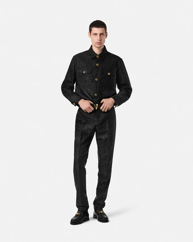 Leopard Jacquard Overshirt Leopard Jacquard Overshirt