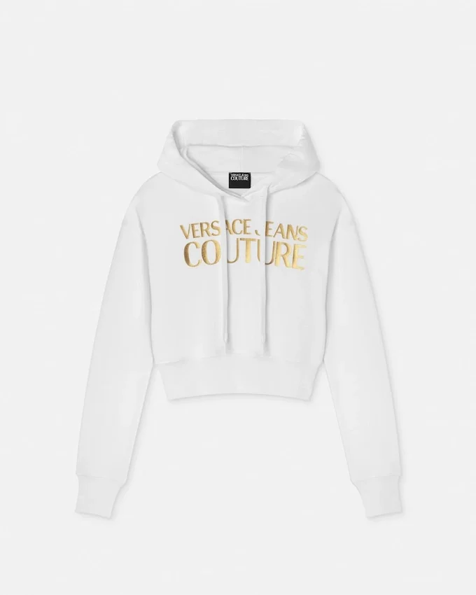 Logo Crop Hoodie Logo Crop Hoodie