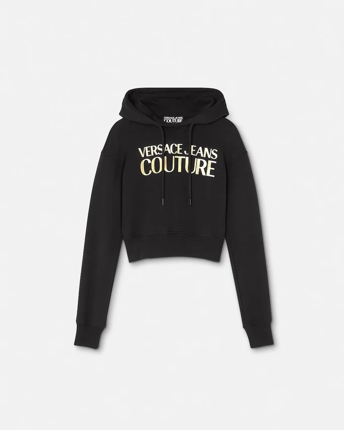 Logo Crop Hoodie Logo Crop Hoodie
