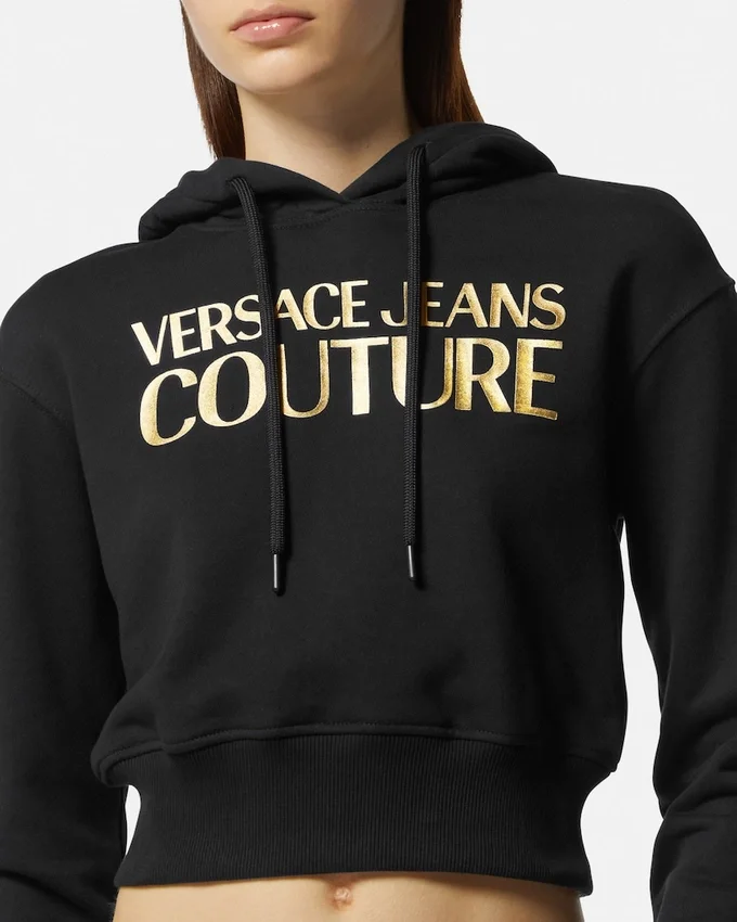 Logo Crop Hoodie Logo Crop Hoodie