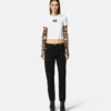 Logo Embroidered Jeans Logo Embroidered Jeans
