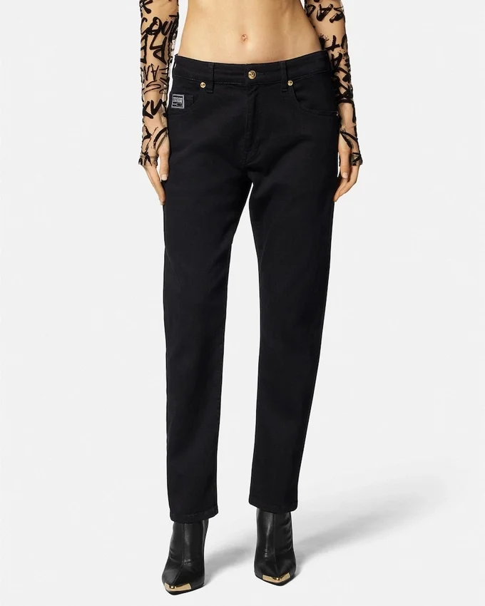 Logo Embroidered Jeans Logo Embroidered Jeans