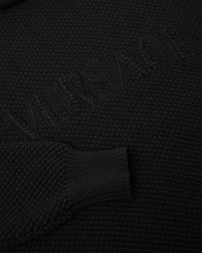 Logo Knit Long Turtleneck Sweater Logo Knit Long Turtleneck Sweater
