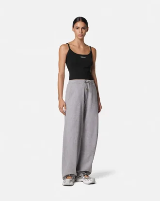 Logo Ribbed Tank Top