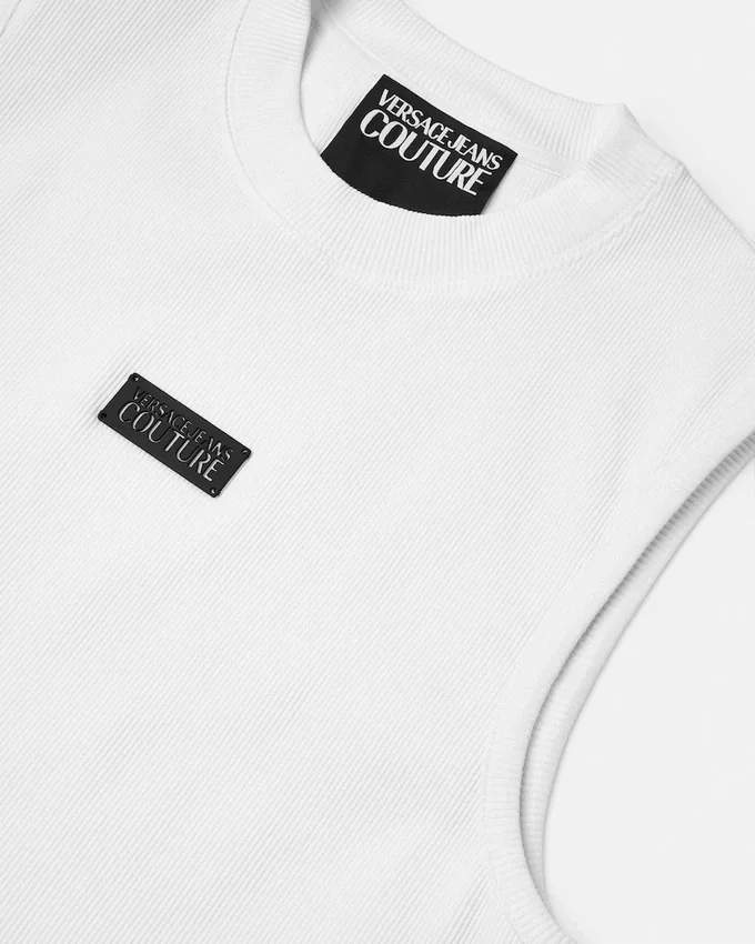 Logo Slim-Fit Ribbed Tank Top Logo Slim-Fit Ribbed Tank Top