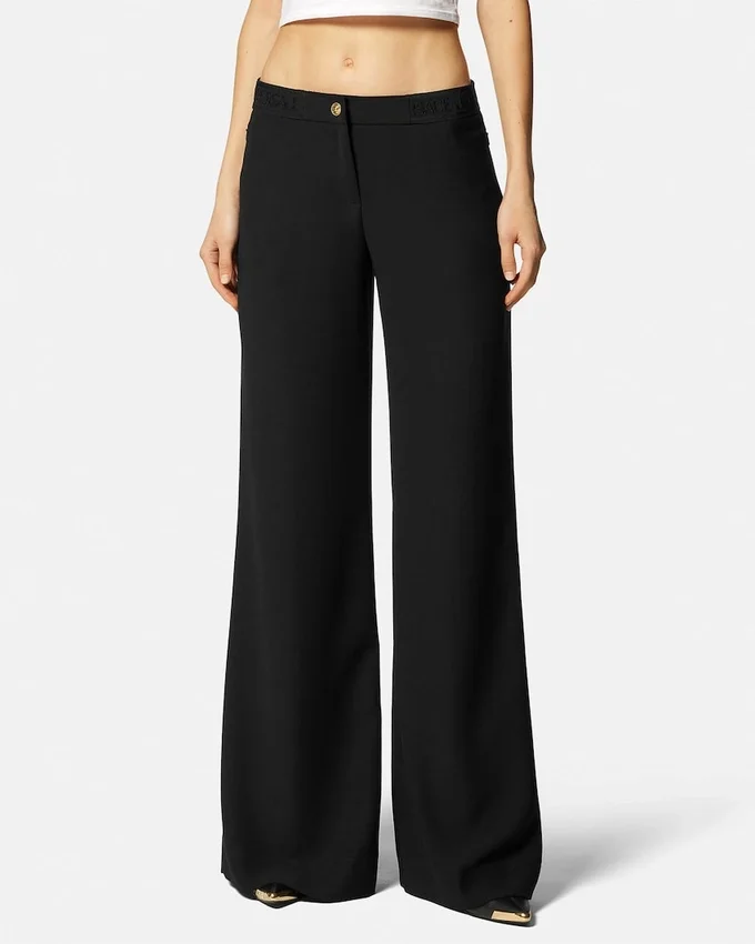 Logo Wide Pants Logo Wide Pants