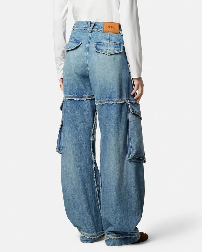 Low-Waist Cargo Jeans Low-Waist Cargo Jeans