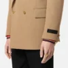 Mélange Wool Double-Breasted Blazer Mélange Wool Double-Breasted Blazer