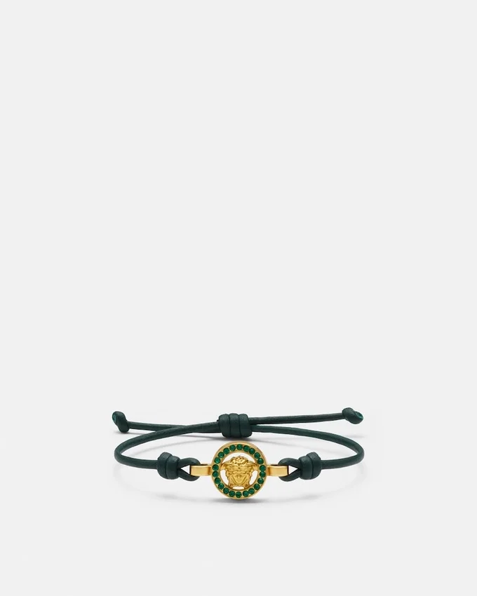 Medusa ’95 Crystal Leather Bracelet Medusa ’95 Crystal Leather Bracelet