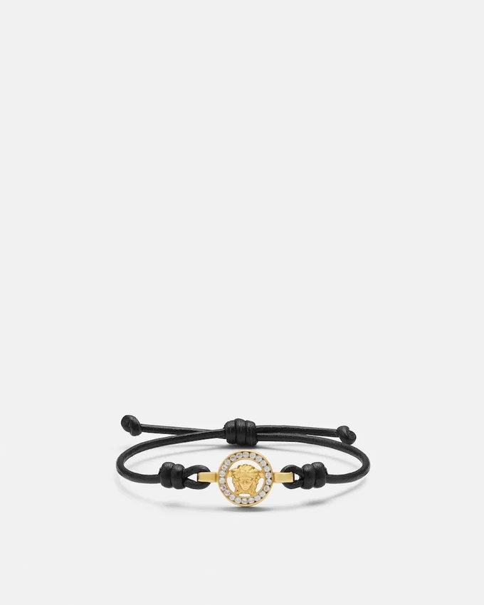 Medusa ’95 Crystal Leather Bracelet Medusa ’95 Crystal Leather Bracelet