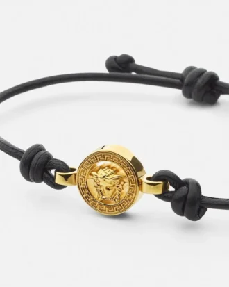 Medusa ’95 Leather Bracelet