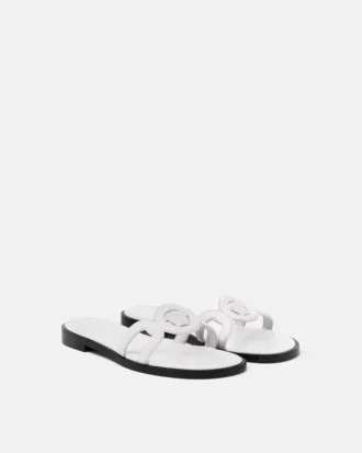 Medusa ’95 Leather Flat Sandals