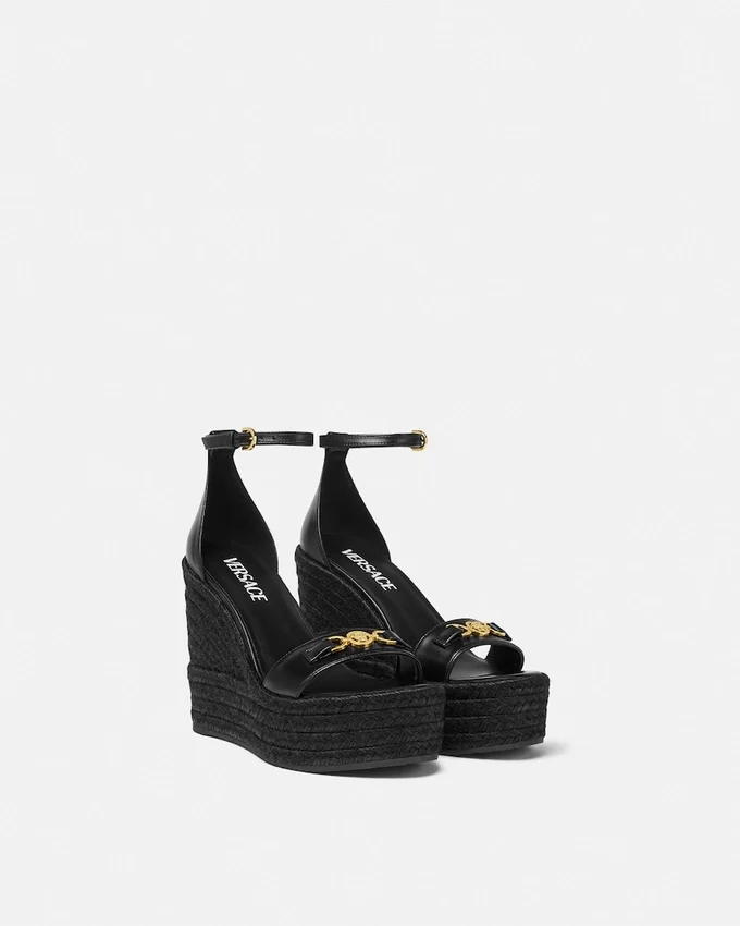 Medusa ’95 Leather Wedge Sandals 120 mm Medusa ’95 Leather Wedge Sandals 120 mm