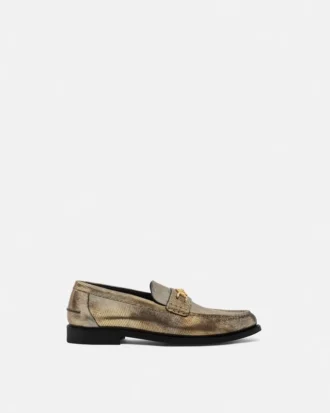 Medusa ’95 Lizard-Effect Loafers