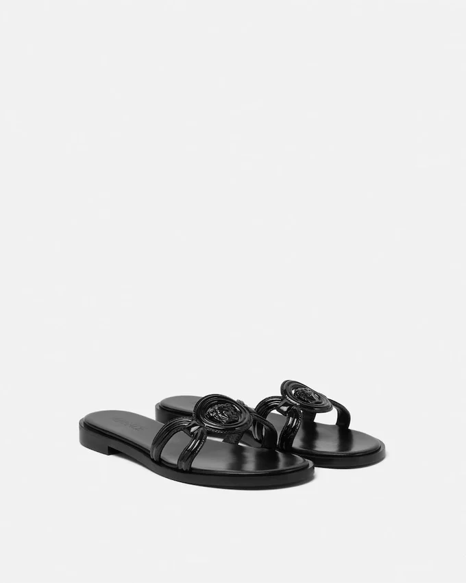 Medusa ’95 Patent Flat Sandals Medusa ’95 Patent Flat Sandals