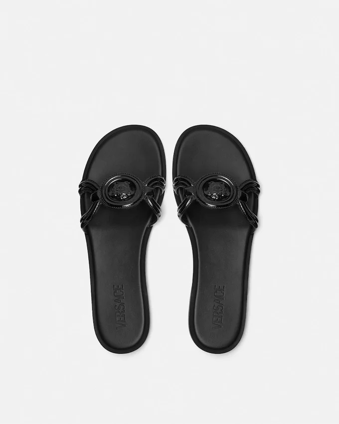 Medusa ’95 Patent Flat Sandals Medusa ’95 Patent Flat Sandals
