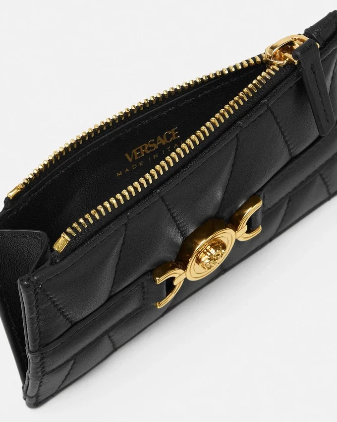 Medusa ’95 Quilted Nappa Card Holder Medusa ’95 Quilted Nappa Card Holder
