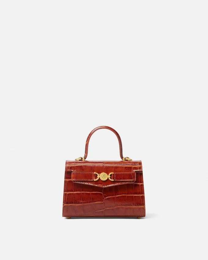 Medusa ’95 Small Croc-Effect Top-Handle Medusa ’95 Small Croc-Effect Top-Handle