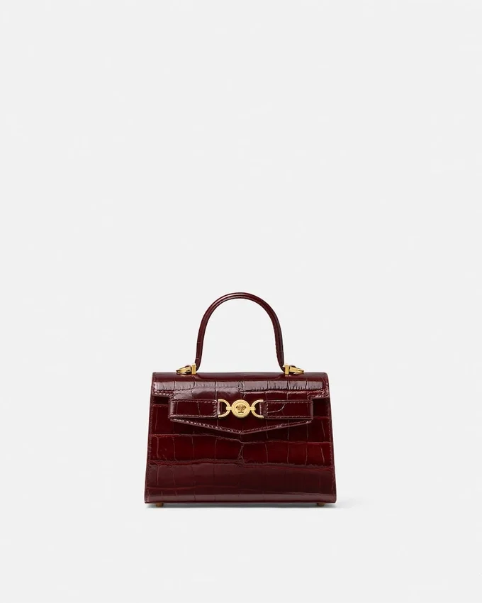Medusa ’95 Small Croc-Effect Top-Handle Medusa ’95 Small Croc-Effect Top-Handle
