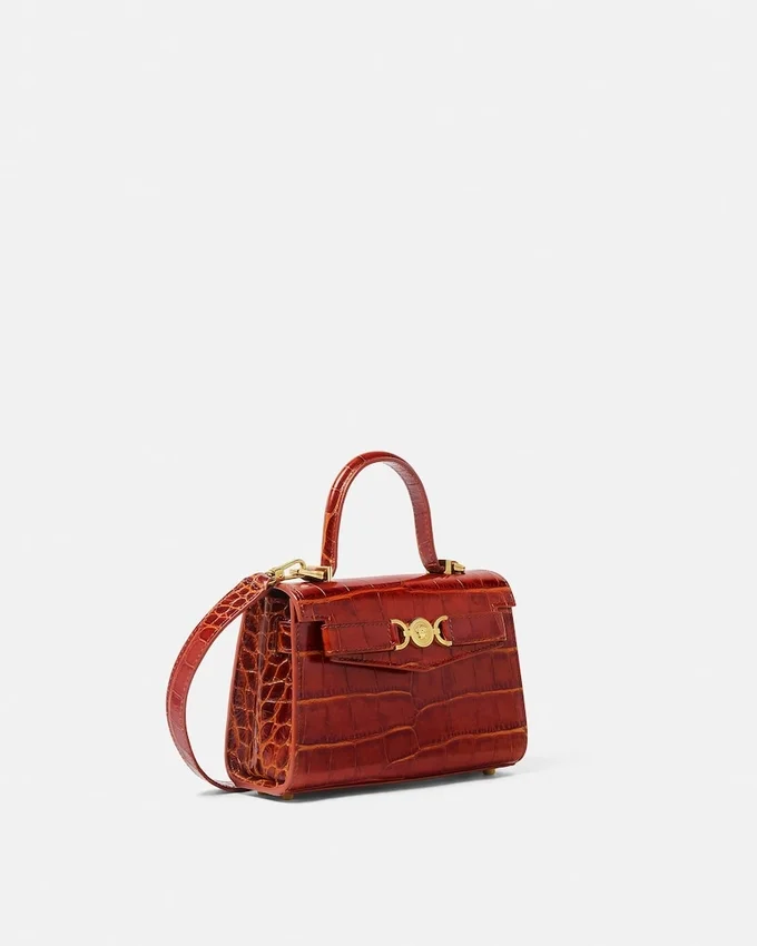 Medusa ’95 Small Croc-Effect Top-Handle Medusa ’95 Small Croc-Effect Top-Handle