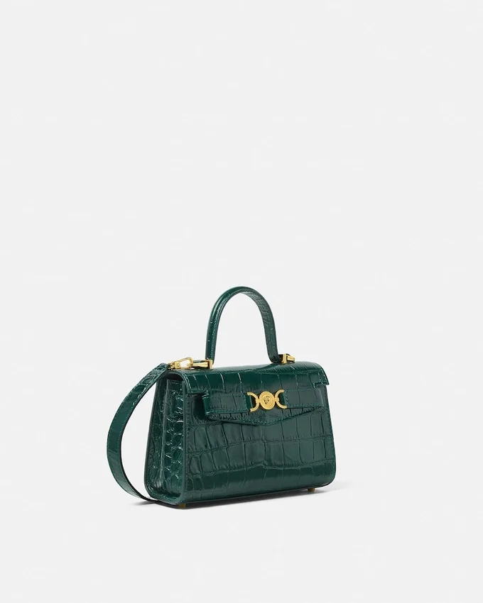 Medusa ’95 Small Croc-Effect Top-Handle Medusa ’95 Small Croc-Effect Top-Handle