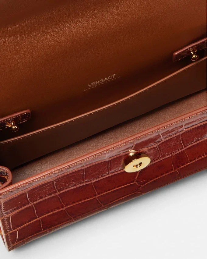 Medusa ’95 Small Croc-Effect Top-Handle Medusa ’95 Small Croc-Effect Top-Handle