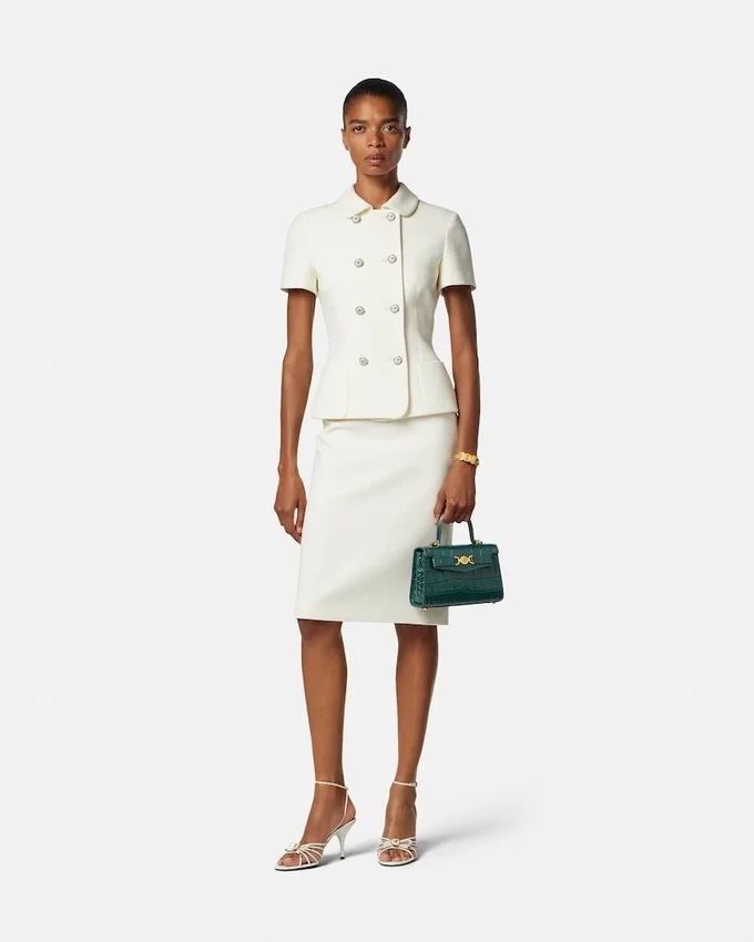 Medusa ’95 Small Croc-Effect Top-Handle Medusa ’95 Small Croc-Effect Top-Handle