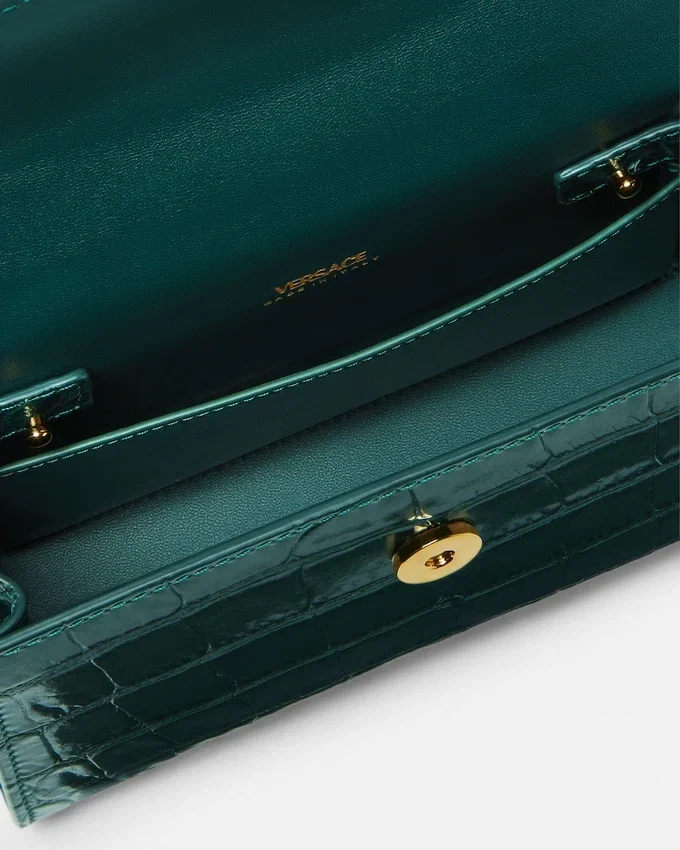 Medusa ’95 Small Croc-Effect Top-Handle Medusa ’95 Small Croc-Effect Top-Handle