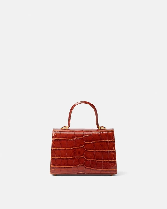 Medusa ’95 Small Croc-Effect Top-Handle Medusa ’95 Small Croc-Effect Top-Handle