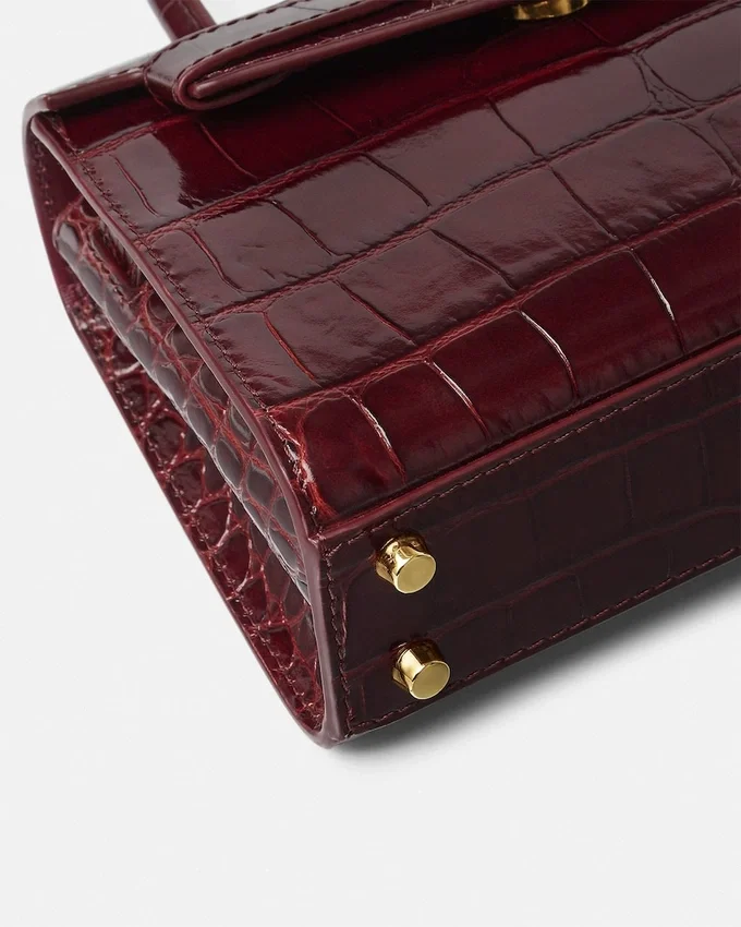 Medusa ’95 Small Croc-Effect Top-Handle Medusa ’95 Small Croc-Effect Top-Handle