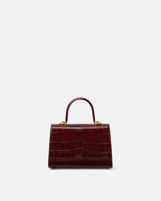 Medusa ’95 Small Croc-Effect Top-Handle Medusa ’95 Small Croc-Effect Top-Handle